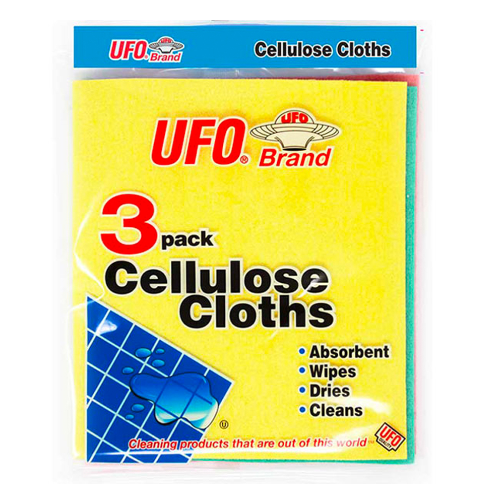 [15222] UFO CELLULOSE CLOTH 3 PK  (60 Pack)