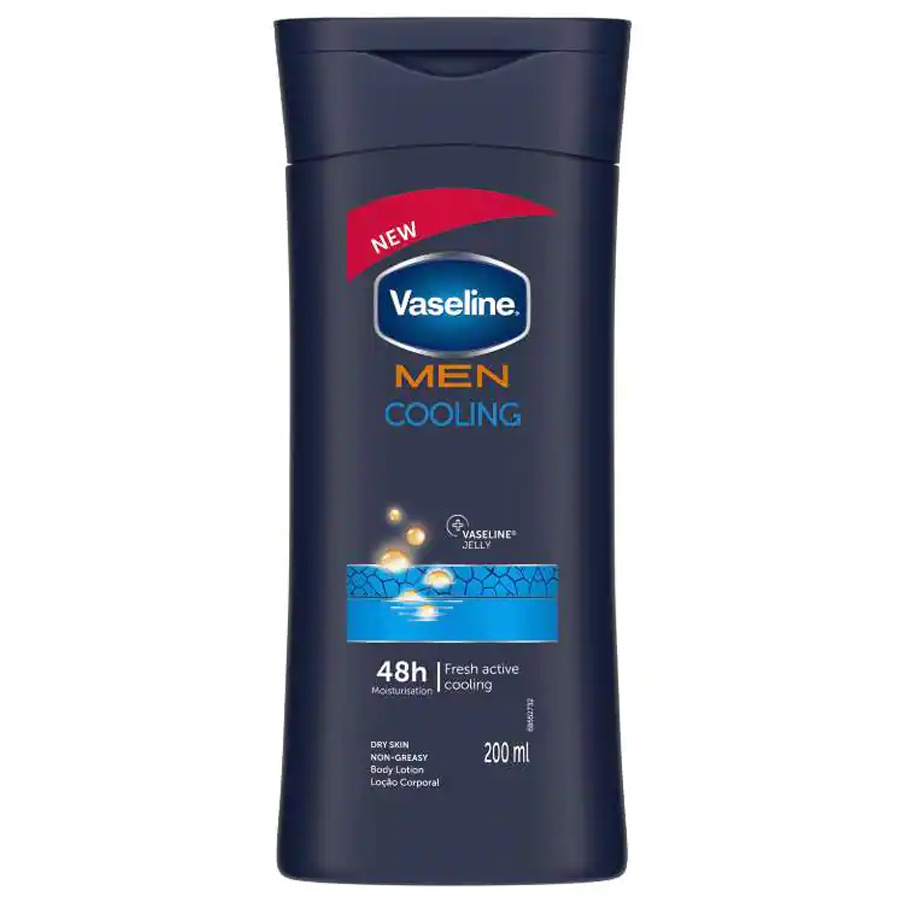[15254] VASELINE BODY LOTION 200 ML COOLING  (72 Pack)