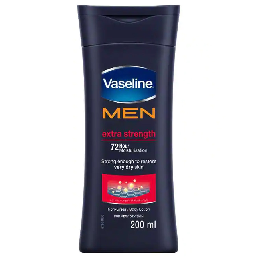 [15255] VASELINE BODY LOTION 200 ML EXTRA STRONG  (72 Pack)