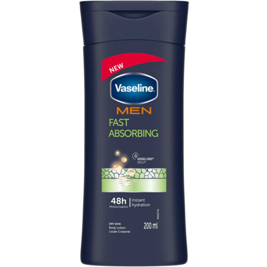 [15256] VASELINE BODY LOTION 200 ML FAST ABSORBPTION  (72 Pack)