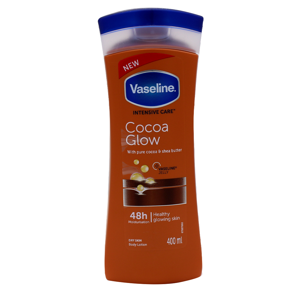 [15261] VASELINE BODY LOTION 400 ML COCOA GLOW  (48 Pack)