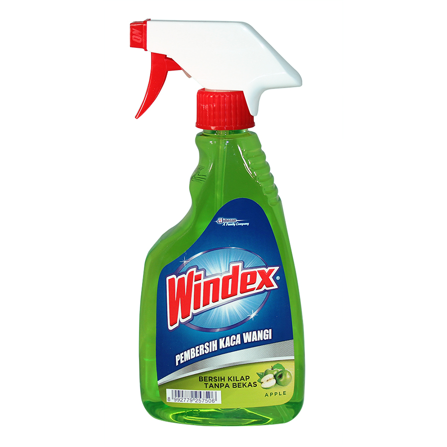 [15469] WINDEX GLASS CLEANER 17 OZ / 500 ML APPLE WITH PUMP  (12 Pack)