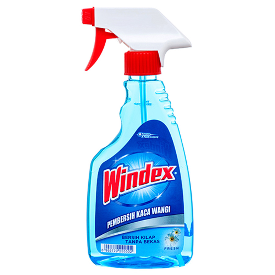 [15470] WINDEX GLASS CLEANER 17 OZ / 500 ML FRESH SCENT WITH PUMP  (12 Pack)