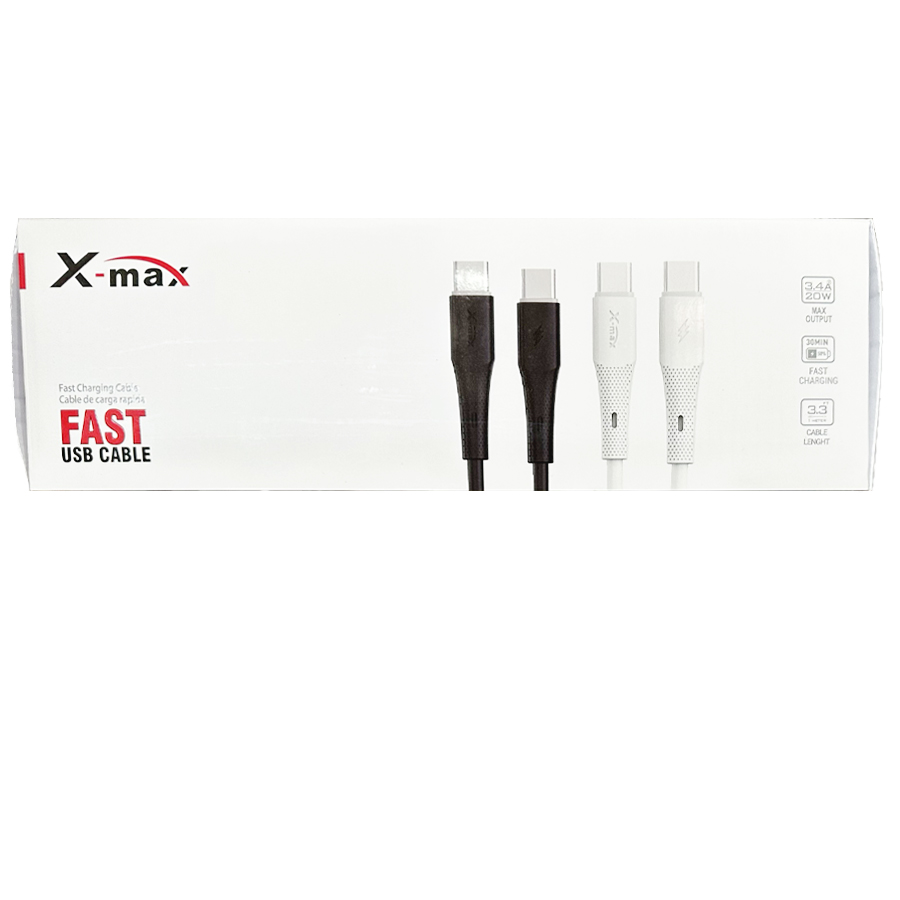 [15489] X-MAX C TO C CABLE 1 CT X-CA01  (40 Pack)