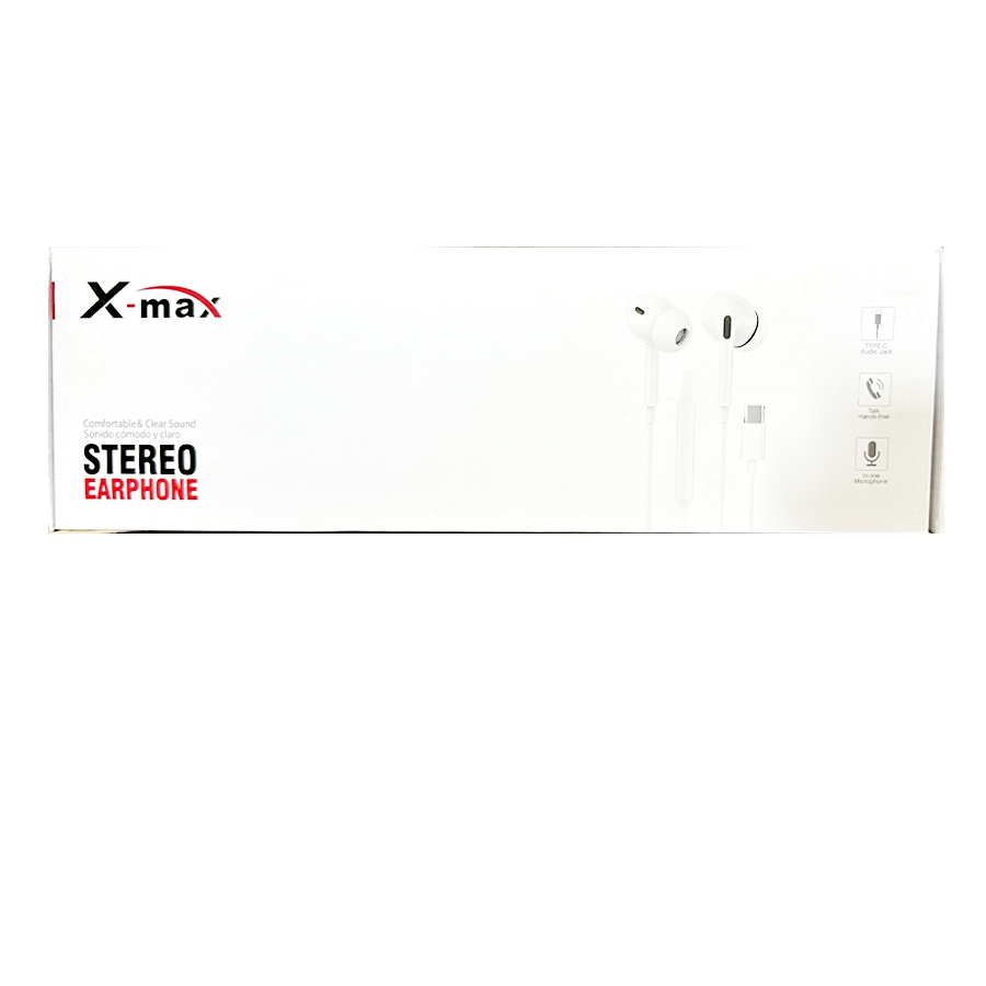 [15492] X-MAX EARPHONE 1 CT TYPE C X-HF02  (40 Pack)